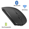 Wireless Mouse - Bluetooth 5.0 + Wireless 2.4G - Rechargeable